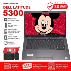 Dell Latitude 5300 Intel core I5 Gen 8 Ram 8gb Ssd 256gb