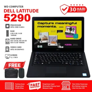 Dell Latitude 5290 Core i5 Gen 8 RAM 8 GB SSD 256 GB