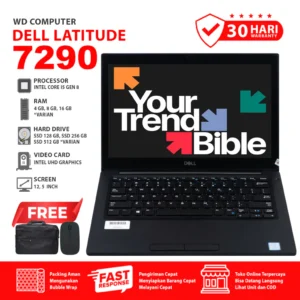 Dell Latitude 7290 Core i5 Gen 8 RAM 8 GB SSD 256