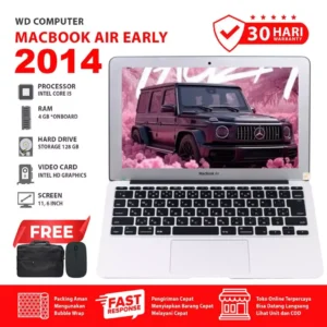 Macbook Air 2014 Core I5 Ram 4 GB SSD 128 GB