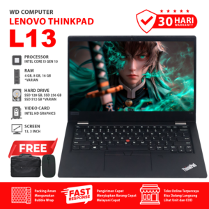 Lenovo Thinkpad L13 Gen 1 Core i5 Gen 10 LAYAR 13 INCH