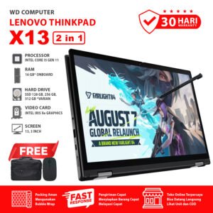 Lenovo Thinkpad X13 Yoga Gen 2 Core i5 Gen 11 Layar 13 INCH