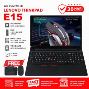 Lenovo Thinkpad E15 Gen 2 Touchscreen Core i7 Gen 11